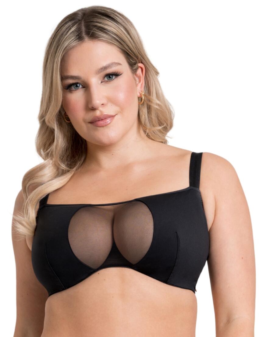 Scantilly by Curvy Kate Swerve Bandeau Bra Black