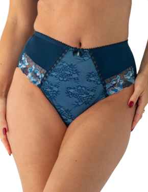 Pour Moi Sofia Deep Lace Brief Dusk/Blue