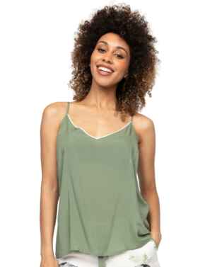 Cyberjammies Lea Modal Cami Sage Green 