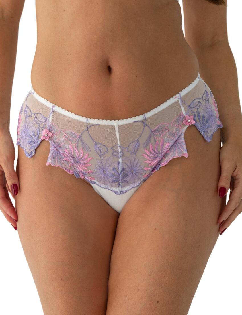 Pour Moi St Tropez Shorty Brief White/Pink/Purple