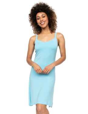 Cyberjammies Paige Jersey Hidden Support Short Nightdress Light Blue 