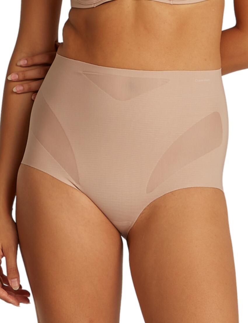 Calvin Klein Stay Put Mesh Shapewear Brief Cedar 