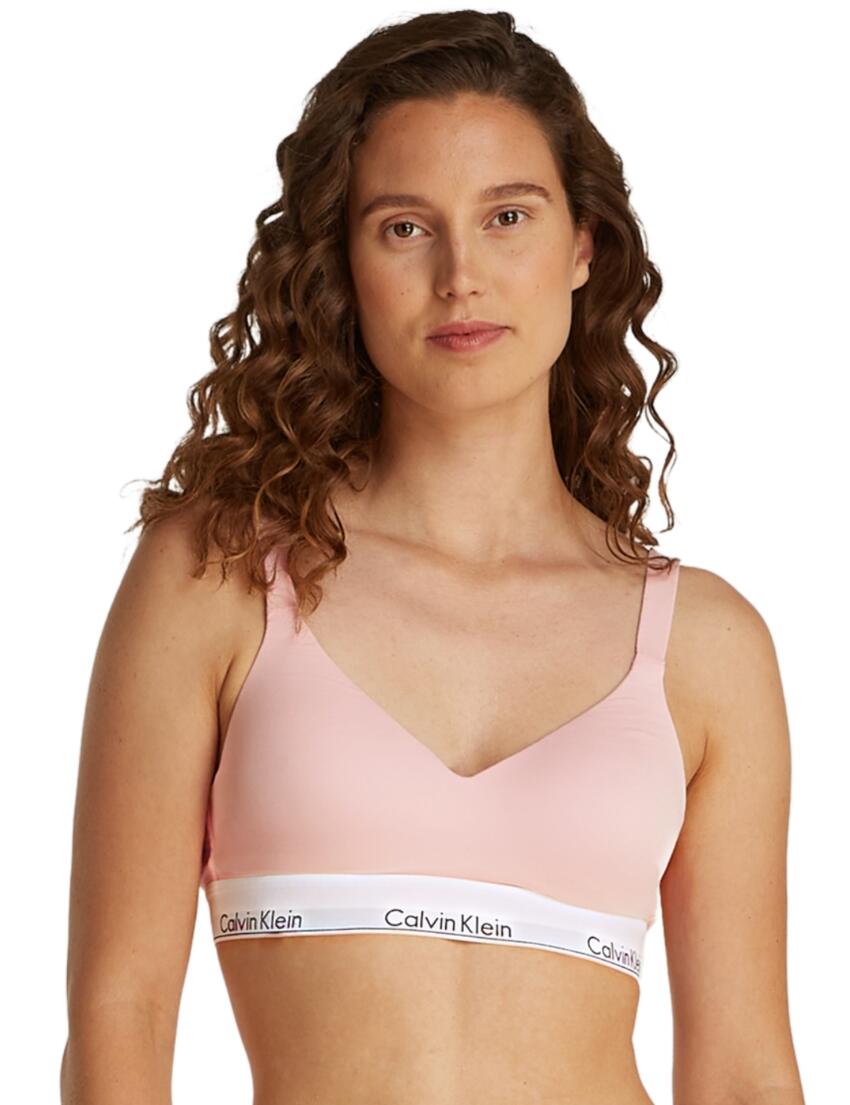 Calvin Klein Icon Cotton Lift Bralette Buff Pink