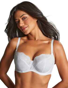 Panache Charlotte Balcony Bra White 