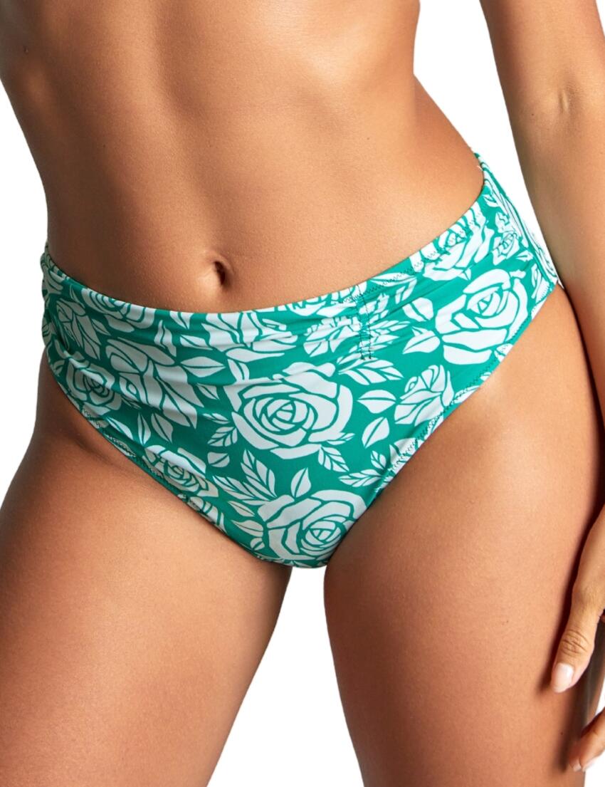 Panache English Rose Midi Bikini Brief English Rose Print 