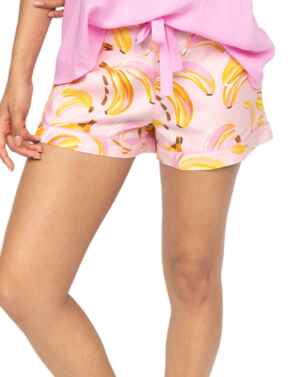 Cyberjammies Betsy Banana Print Shorts Light Pink Mix 