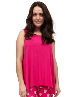 Cyberjammies Sofia Jersey Relaxed Vest Bright Pink
