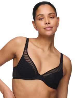 Marie Jo Basyl Half-Padded Plunge Bra Black 