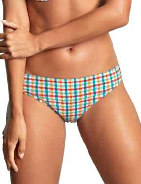 Panache Seersucker Brazilian Bikini Brief Seersucker Multi 