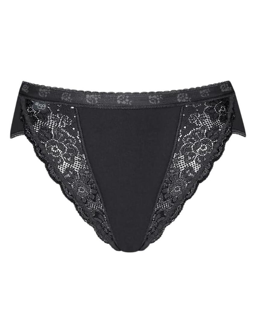 Sloggi Chic Tai Brief 3 Pack Black 