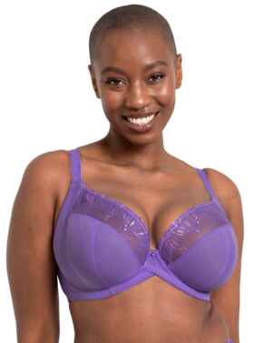 Curvy Kate Flare Full Plunge Side Support Multiway Bra  Amethyst Purple 