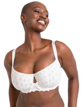 Curvy Kate Flora Balcony Bra White 