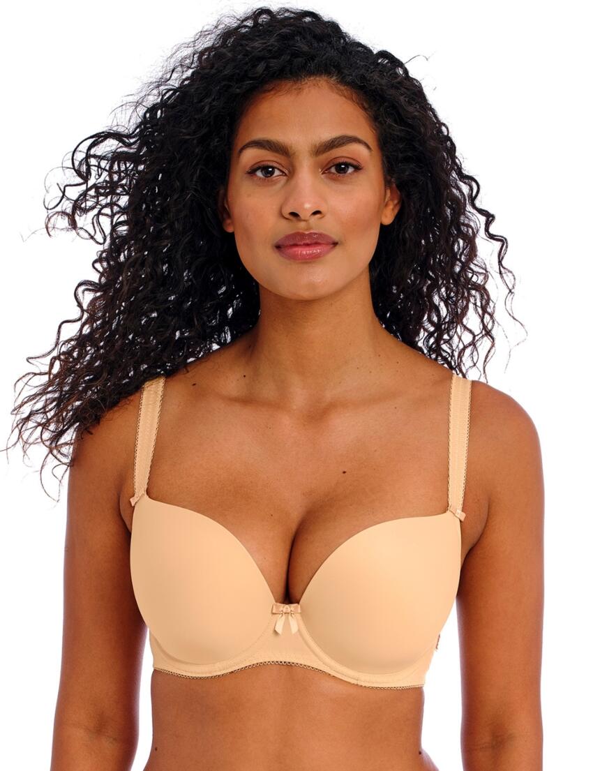 Freya Deco Moulded Plunge T-shirt Bra Nude 