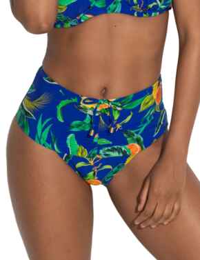 Pour Moi Santa Cruz Tummy Control Bikini Brief Blue Tropical