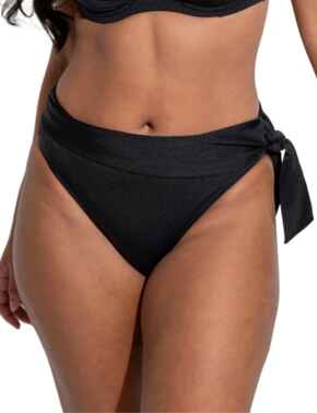 Pour Moi St Kitts Fold Over Bikini Brief Black