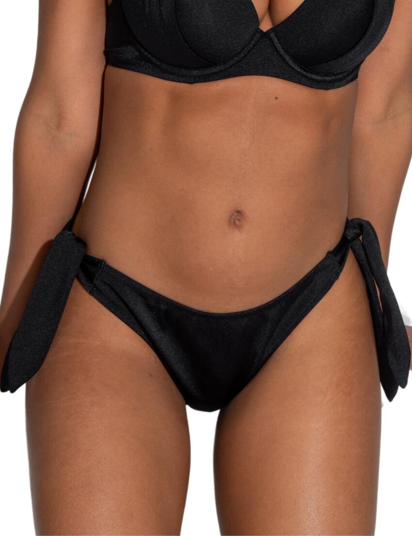Pour Moi St Kitts Tie Side Bikini Brief Black