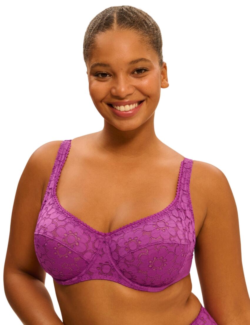Simone Perele Oisive Full Cup Plunge Bra Divine Purple