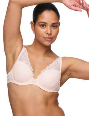 Marie Jo Cyrile Padded Plunge Bra Crystal Pink 