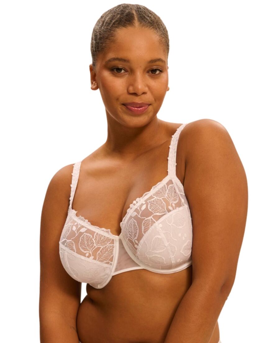Simone Perele Lumineuse Full Cup Support Bra Cristal White