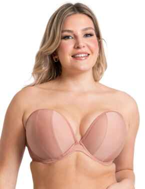 Curvy Kate Superhero Multiway Padded Plunge Bra Latte 
