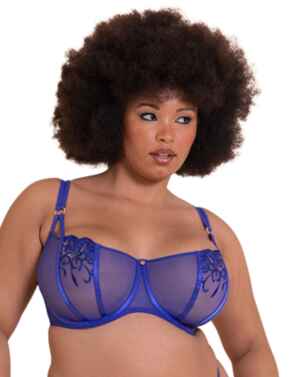 Scantilly by Curvy Kate Ornate Balcony Bra Ultraviolet