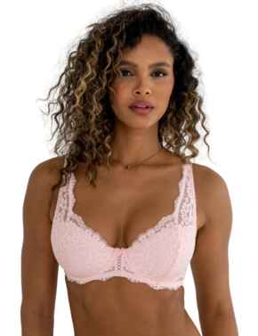 Pour Moi Fleur Lightly Padded High Apex Underwired Bra Soft Pink