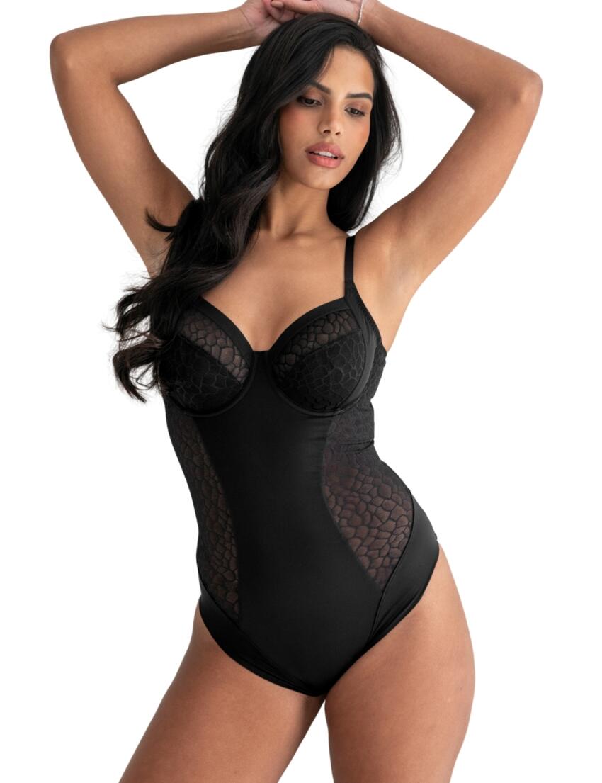 Pour Moi Geo Sculpt Smoothing Body Black