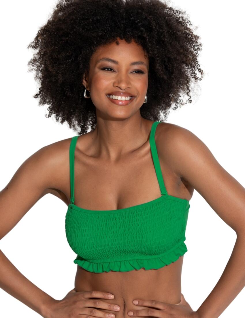 13202R Pour Moi Free Spirit Strapless Bikini Top - 13202R Green
