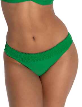 Pour Moi Free Spirit Frill Waist Bikini Brief Green