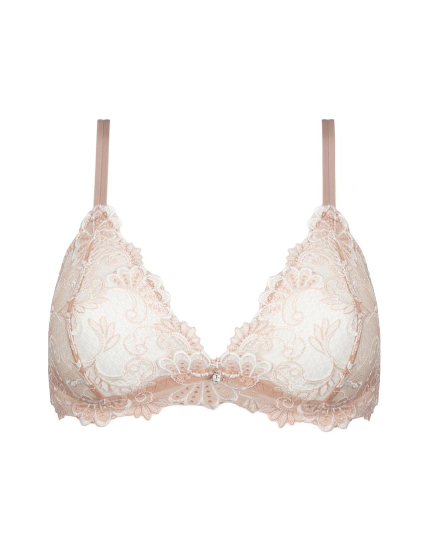 Lise Charmel Dressing Floral Triangle Bralette Ambre Nacre