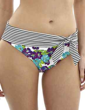 SW0877 Panache Elle Fold Pant White/Floral - SW0877 White/Floral