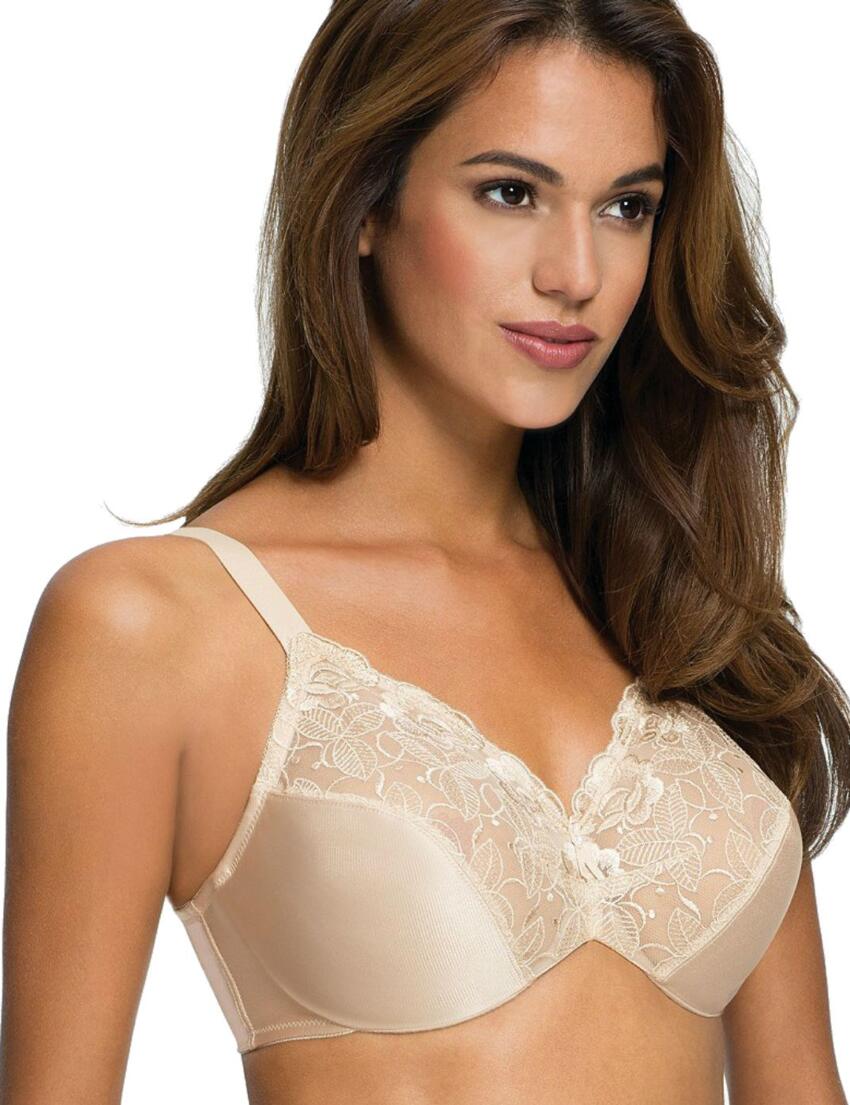 85122 Wacoal Elegance Hidden Wire Minimizer Bra - 85122 Nude
