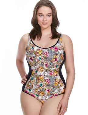 7520 Elomi Fly Free Moulded Swimsuit  - 7520 Black