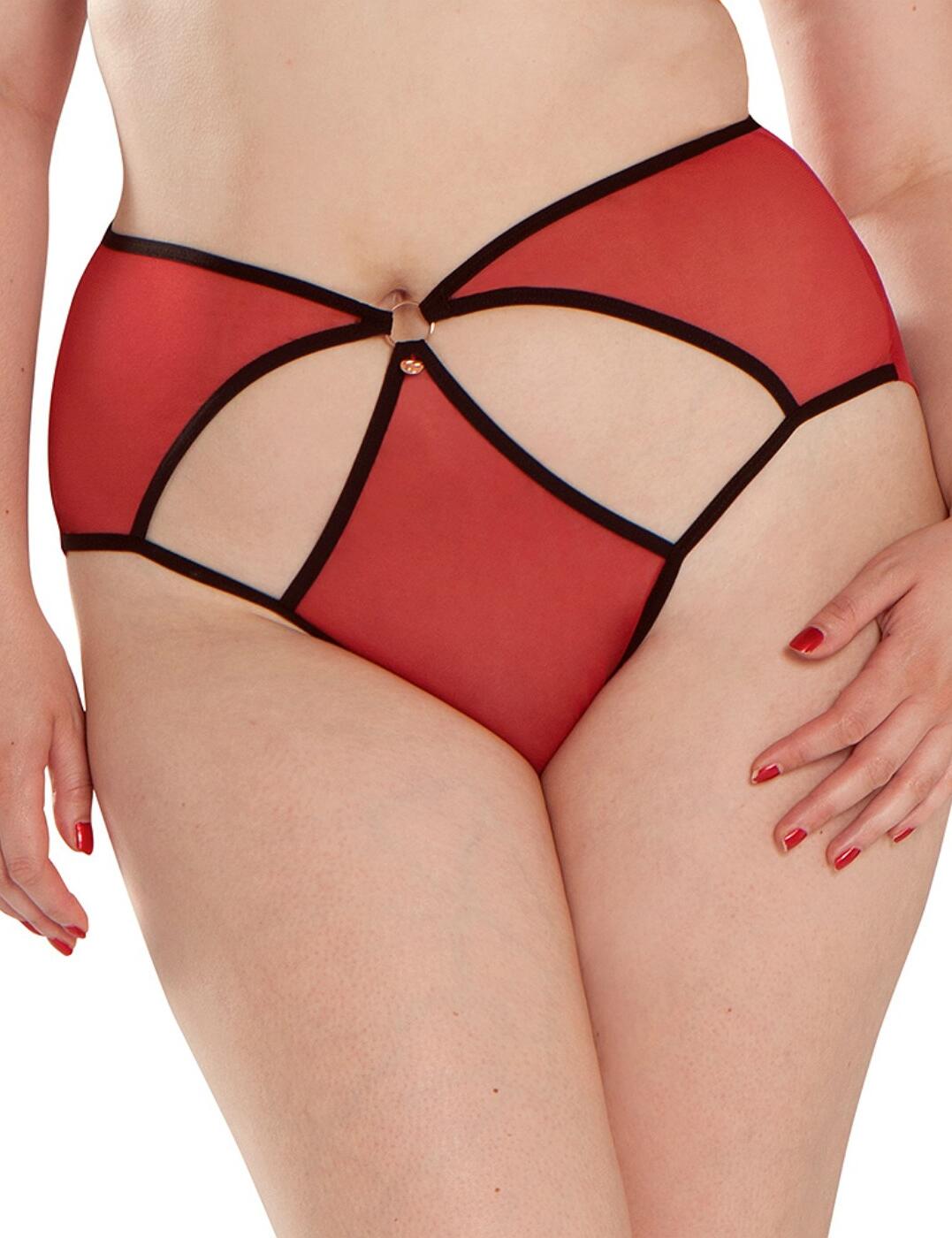 ST3305 Scantilly by Curvy Kate Knock Out Ouvert Brief ST3305 Red