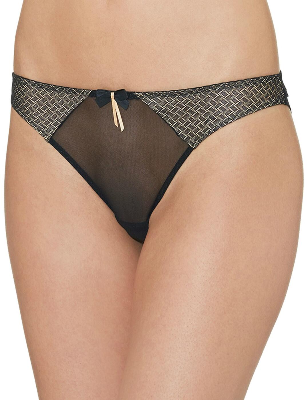 Y620 Aubade Art Of Kissing Mini Coeur Brief Y620 Jet Black