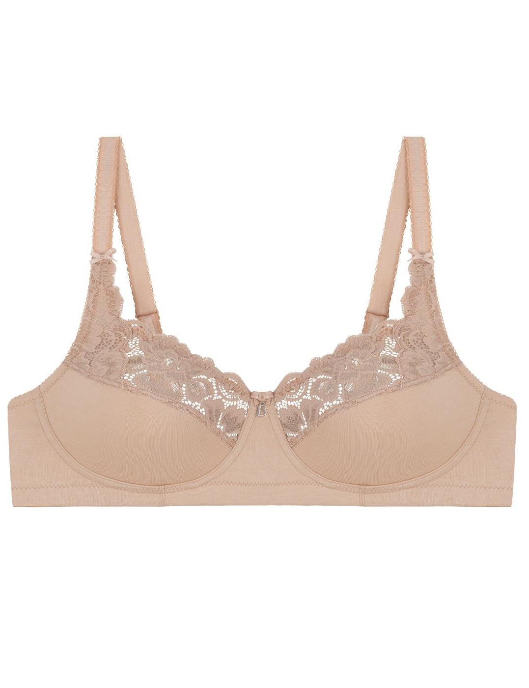 Bestform 11440 Cocoon Non-Wired Non-Padded Cotton Full Cup Bra Sand CS 