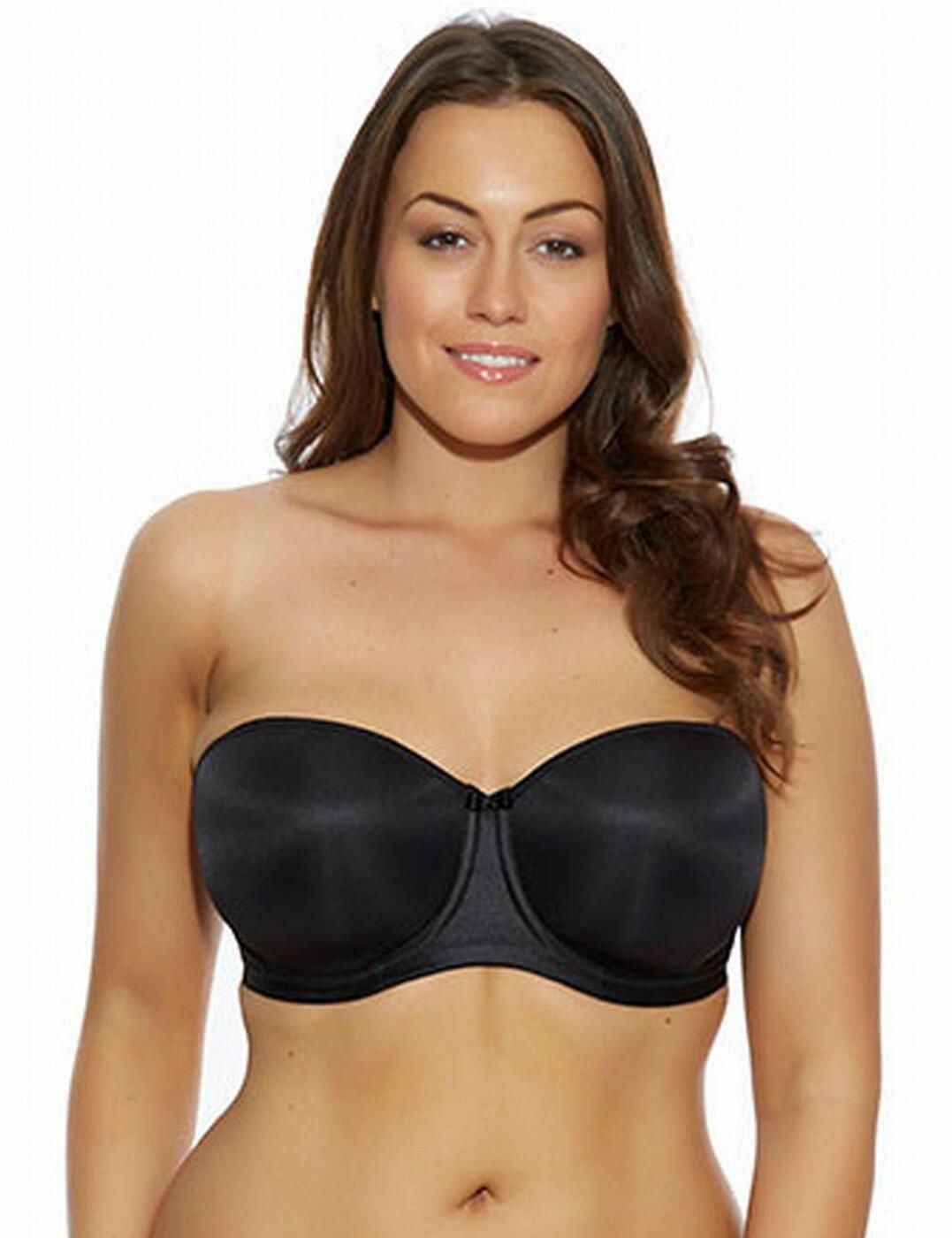 Black Clear Back Smoothing Strapless Bra