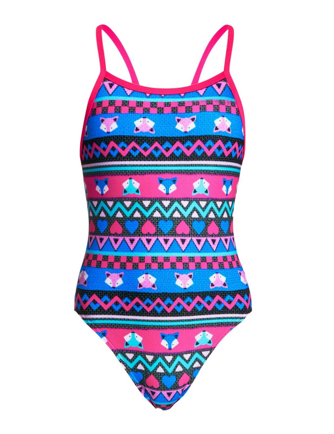 Funkita Ladies Miss Foxy Single Strap One Piece Swimsuit - Belle Lingerie