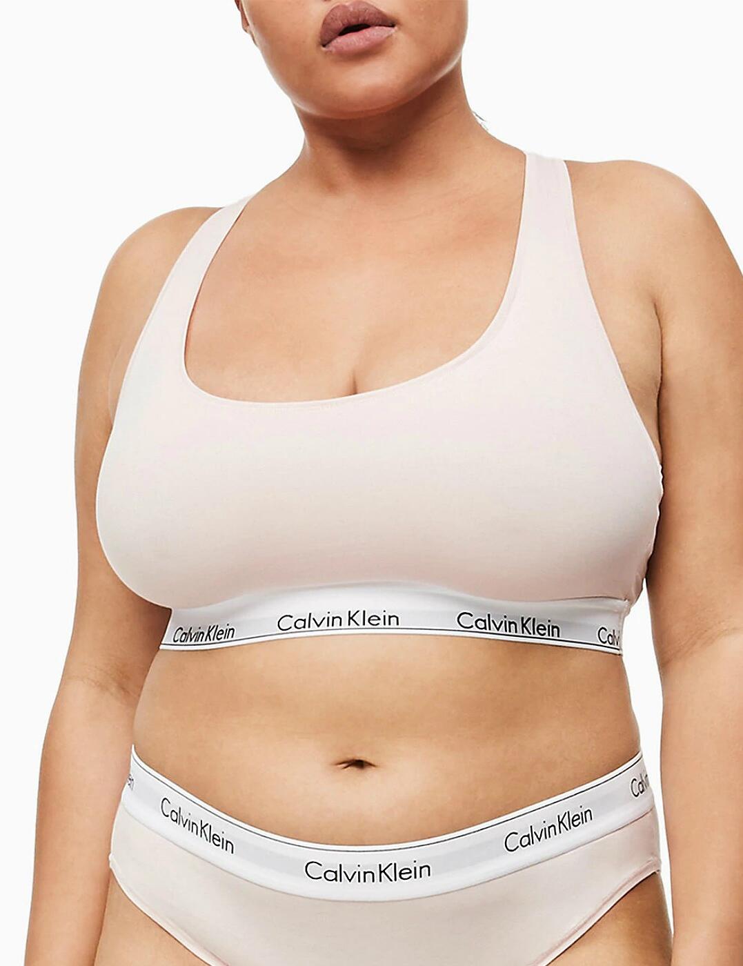 Calvin Klein | Modern Cotton Plus Size Bralette Grey