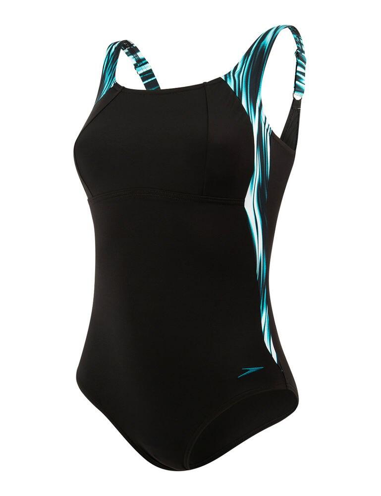 Speedo Lunalustre Printed Swimsuit - Belle Lingerie | Speedo Lunalustre ...
