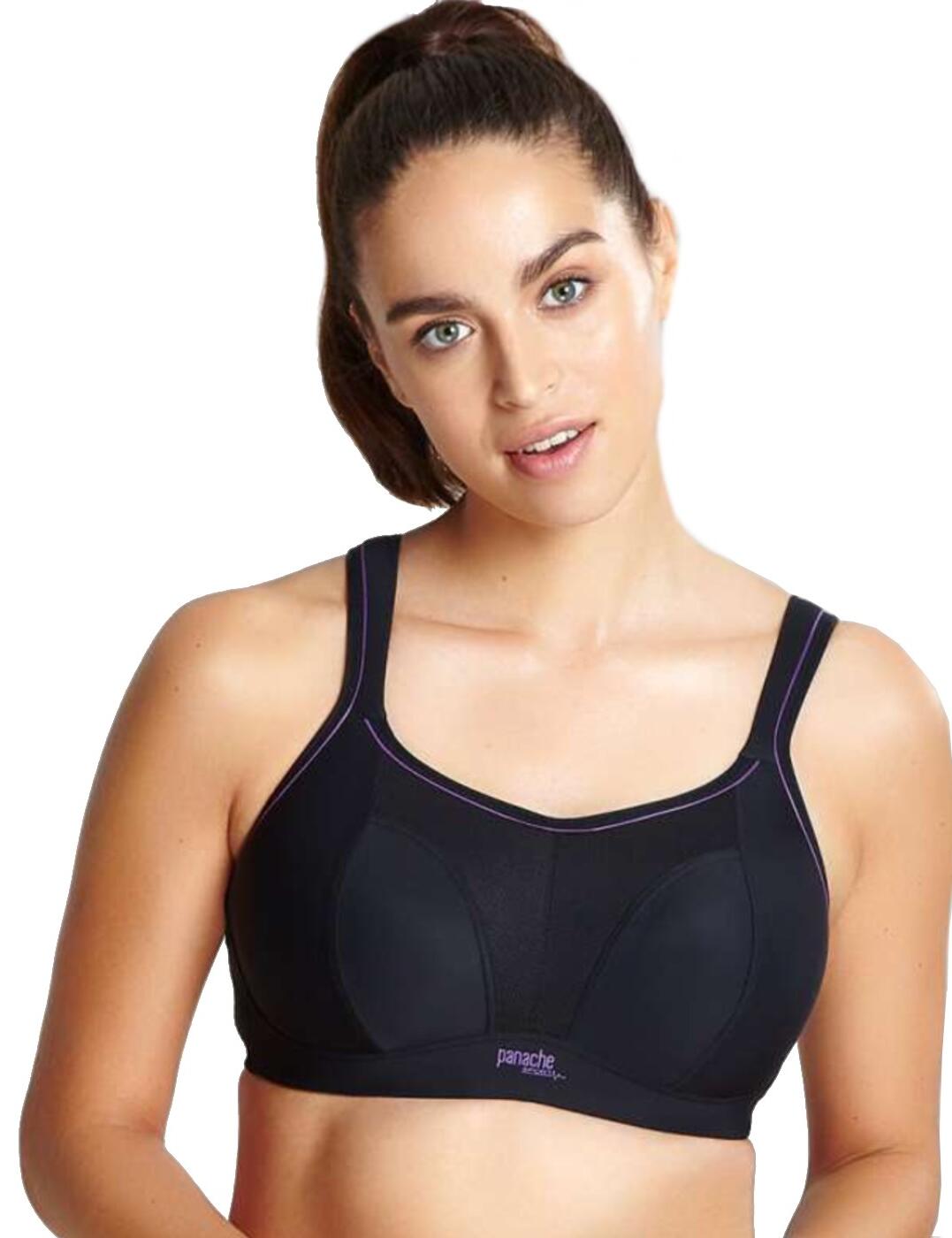 Panache Sports Bra 7341A Non-Wired Moulded Padded High Impact Sports Bras 