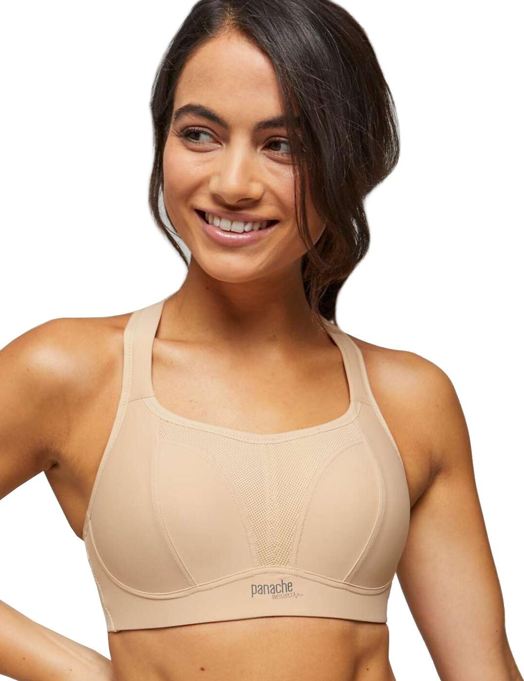 Panache Padded Sports Bra Non Wired Moulded Cup Sport Bras 7341A Activewear 