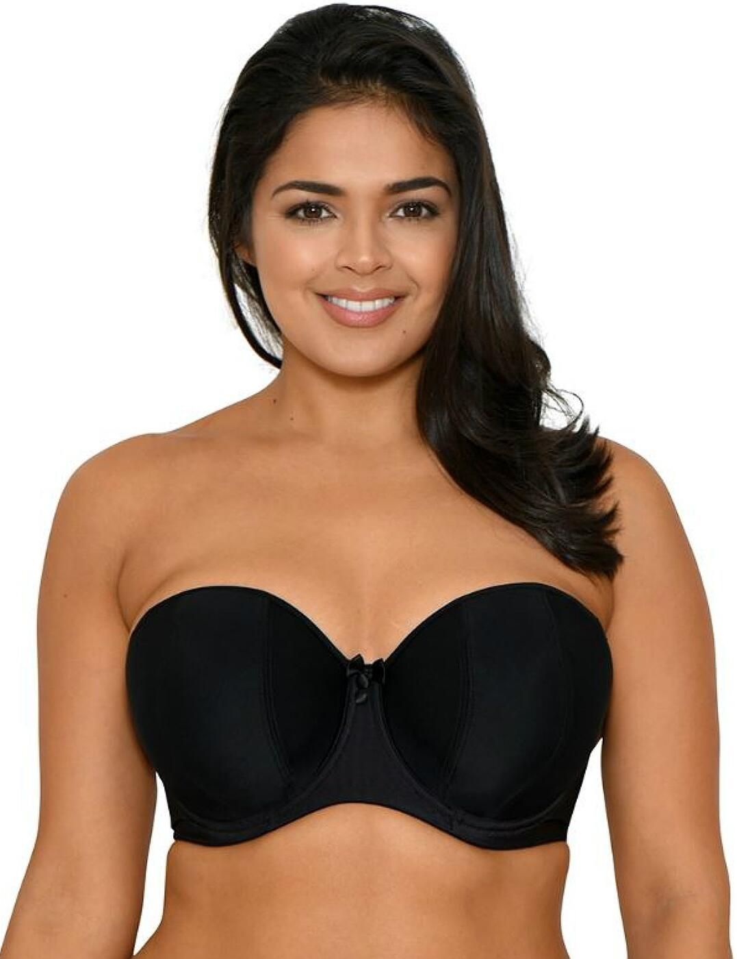 Curvy Couture Smooth Multi-Way Strapless Bra in Cocoa