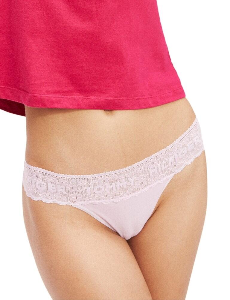 Tommy Hilfiger 3 Pack Lace Waist Thongs - Belle Lingerie