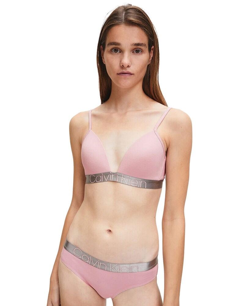 Calvin Klein Icon Triangle Bra 000QF6249E Womens Bralettes Echo Pink | eBay