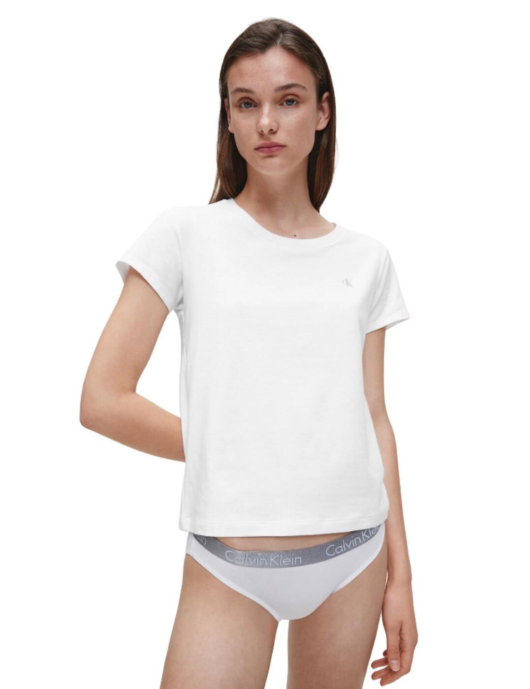 One 2 Lingerie - Belle Pack Cotton T-Shirt Klein Calvin CK Neck Crew