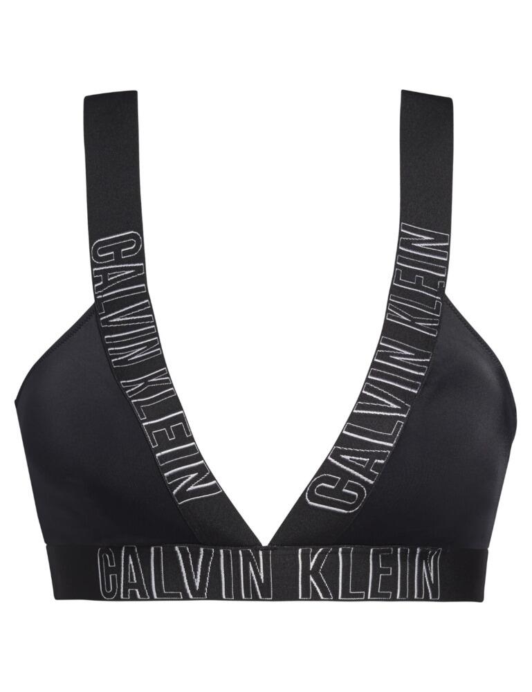 Calvin Klein Intense Power Plunge Bikini Top - Belle Lingerie | Calvin ...