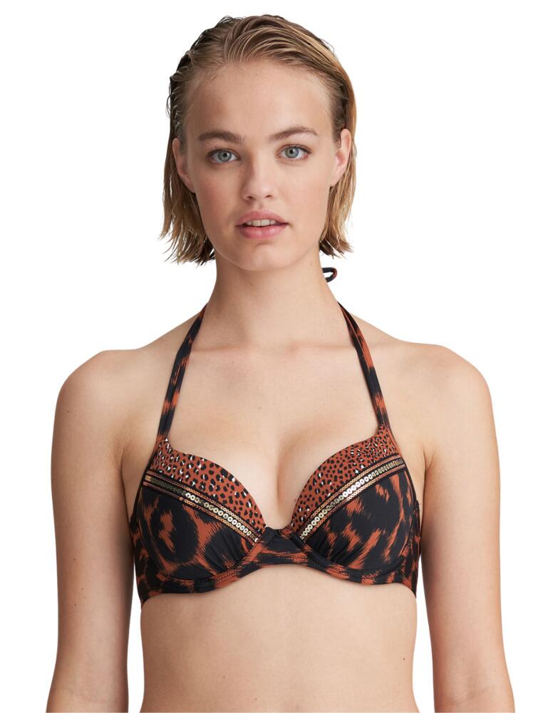 Marie Jo Swim Amanda Zanzibar Bikini Top Heart Shape Padded