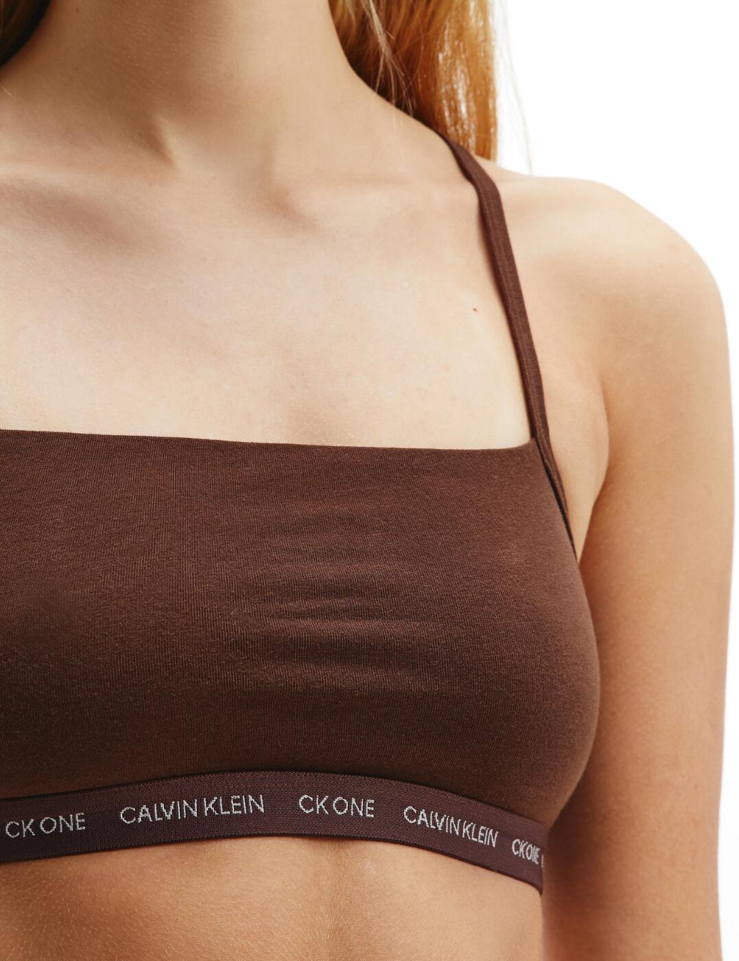 Calvin Klein CK One Cotton Bra 000QF6040E Womens Comfortable Bralette 2  Pack