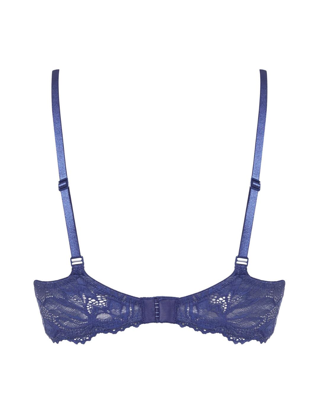 Calvin Klein Underwear COMFORT LOTUS LINED PLUNGE - Underwired bra -  midnight/dark blue 